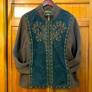 Bob Mackie vintage sweater jacket